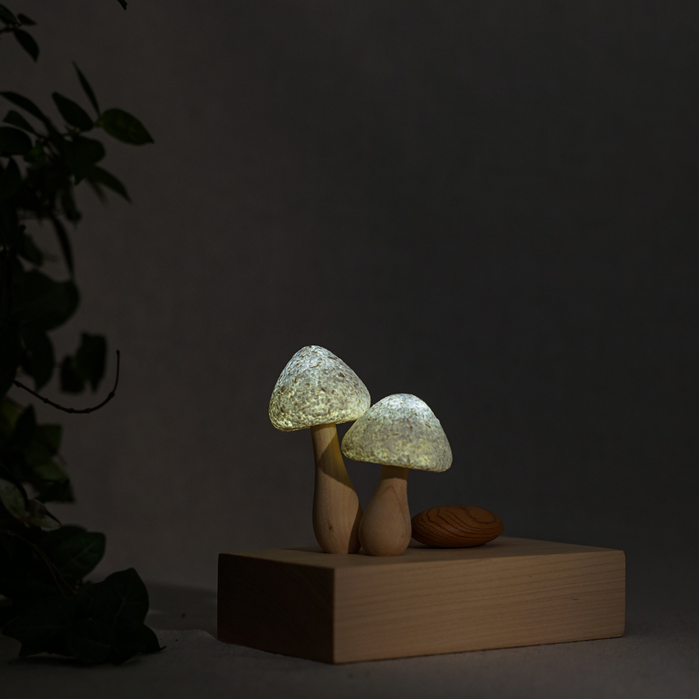 蘑菇姐妹小夜燈
