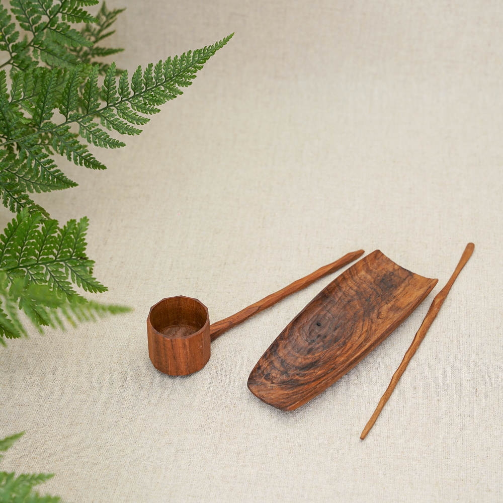 波浪邊茶道具組